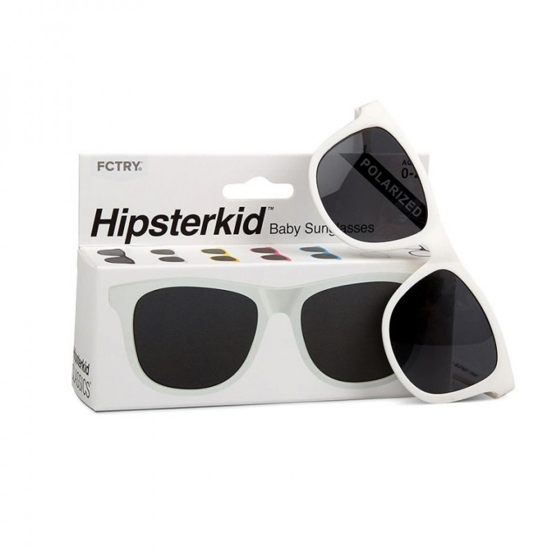 OCULOS DE SOL POLARIZADOS BRANCOS 3-6 ANOS.