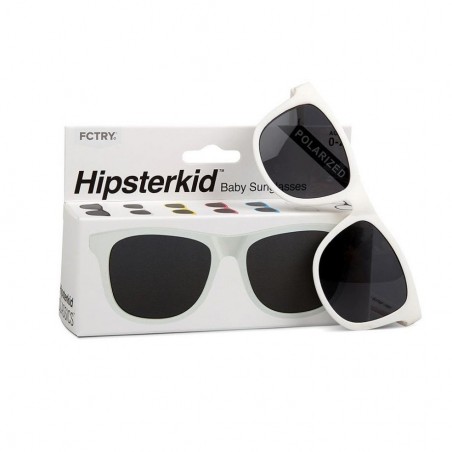OCULOS DE SOL POLARIZADOS BRANCOS 3-6 ANOS.