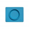 TABULEIRO SILICONE COM SUCÇÃO MINI BOWL AZUL