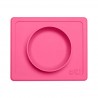 TABULEIRO SILICONE COM SUCÇÃO MINI BOWL ROSA