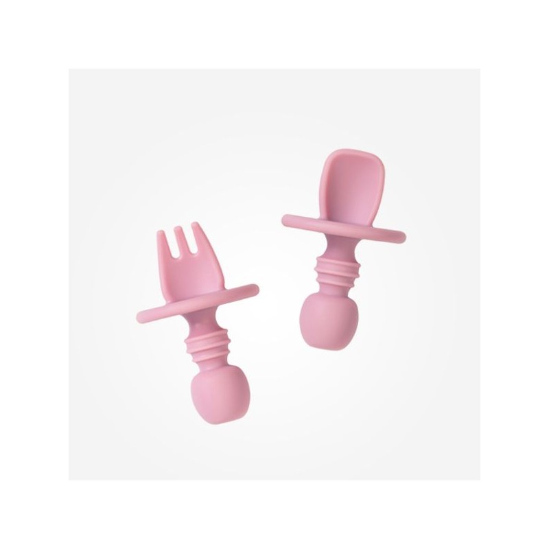 TALHERES DE INICIAÇÃO ANTI-ASFIXIA ROSA