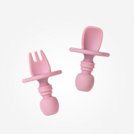TALHERES DE INICIAÇÃO ANTI-ASFIXIA ROSA