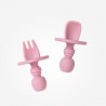 TALHERES DE INICIAÇÃO ANTI-ASFIXIA ROSA