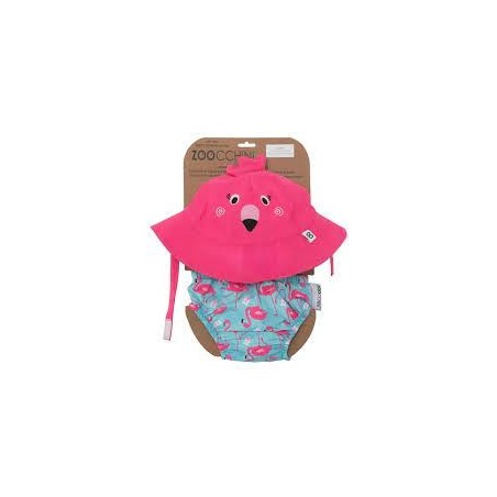 CONJUNTO BANHO FLAMENCO 6-12M