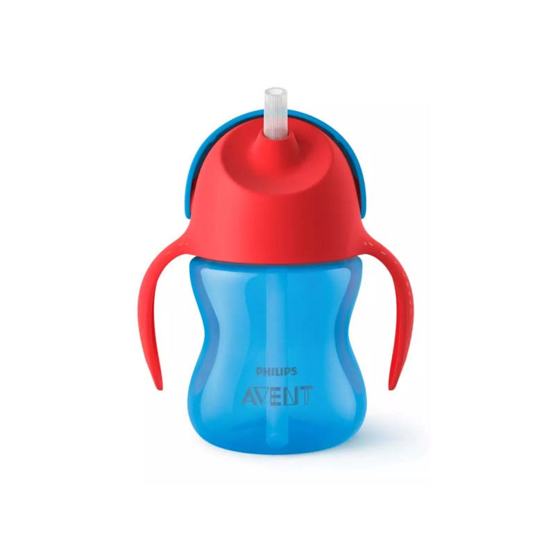 COPO COM PALHINHA 200ML 9m+ AZUL