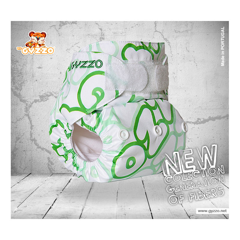 FRALDA REUTILIZAVEL GYZZO VERDE.