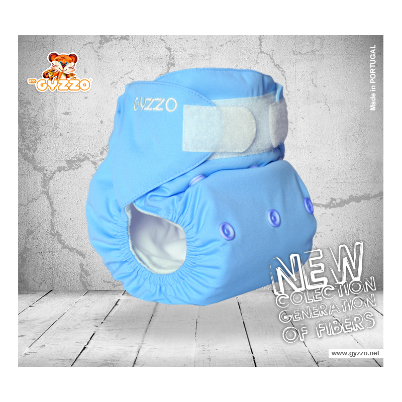 FRALDA REUTILIZAVEL GYZZO AZUL.
