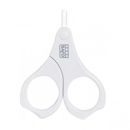 TESOURA INICIAÇÃO COM TAMPA PROTETORA BRANCA +0m