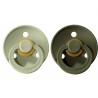 2 CHUPETAS BIBS SAGE/HUNTER GREEN 0-6M