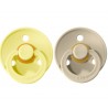 2 CHUPETAS BIBS SUNSHINE/SAND 0-6M