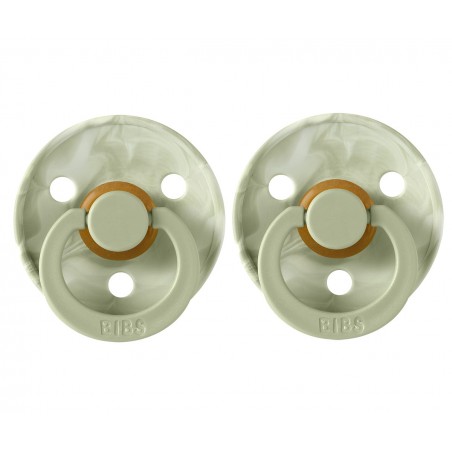 2 CHUPETAS BIBS SAGE IVORY +0M EDIÇÃO ESPECIAL