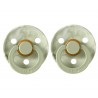 2 CHUPETAS BIBS SAGE IVORY +0M EDIÇÃO ESPECIAL