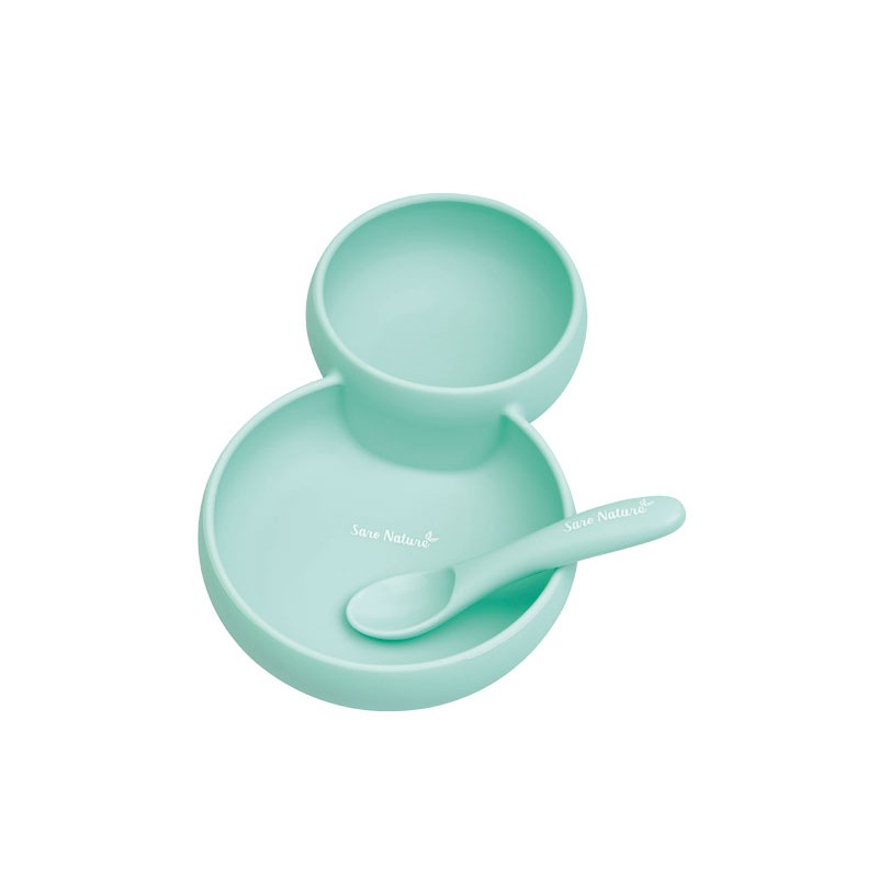 SET SILICONE "TWIN" (MENTA) +4M
