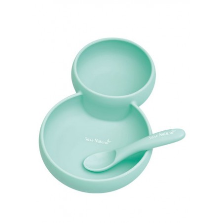 SET SILICONE "TWIN" (MENTA) +4M