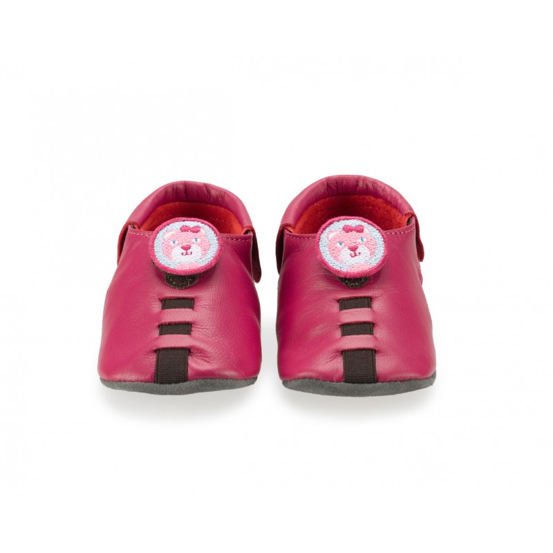 SAPATO SHUPEAS ROSA GATO 0-24M.