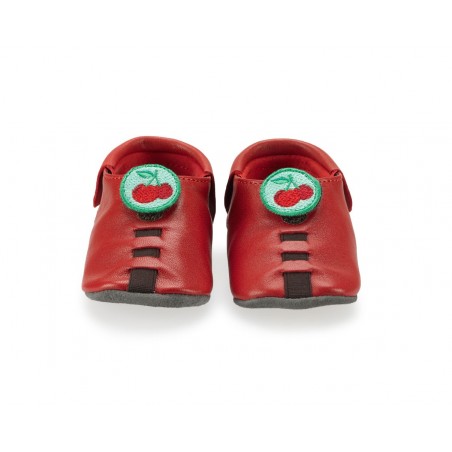 SAPATO SHUPEAS VERMELHO CEREJAS 0-24M.
