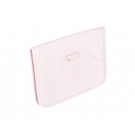 PORTA DOCUMENTOS ECOPELE ROMBOS ROSA