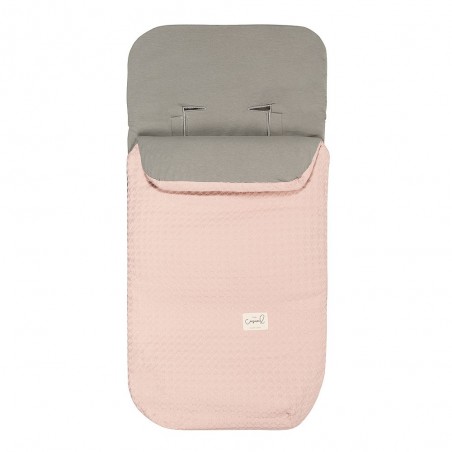 SACO UNIVERSAL PARA CARRINHO DREAM CROCHET ROSA