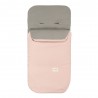SACO UNIVERSAL PARA CARRINHO DREAM CROCHET ROSA