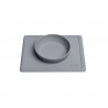 TABULEIRO SILICONE COM SUCÇÃO MINI BOWL CINZA GREY