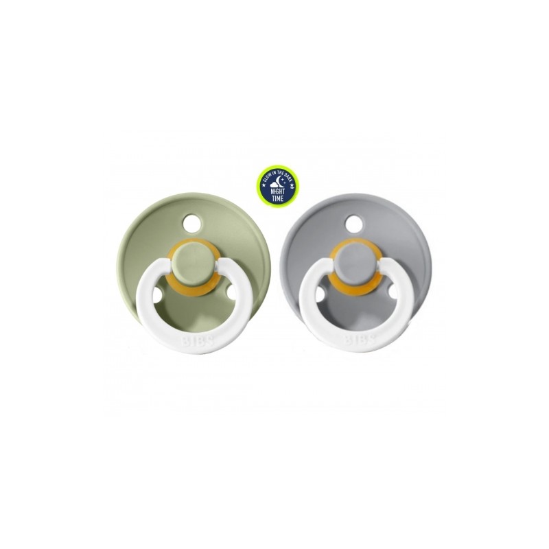 2 CHUPETAS BIBS NOTURNAS SAGE NIGHT/CLOUD NIGHT +18M