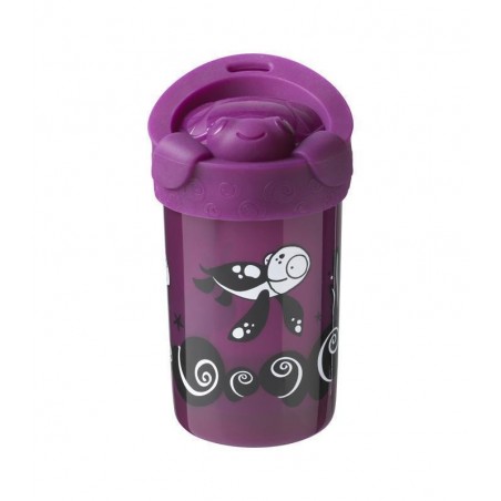 COPO ANTI-QUEDA COM TAMPA VIOLETA +18m