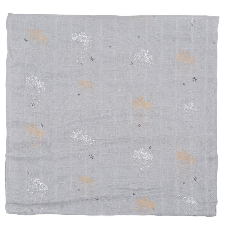 SWADDLE BAMBO NUBE 120X120 CINZA