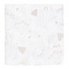 SWADDLE BAMBO FLORECILLAS 120X120 BRANCO