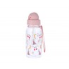 GARRAFA COM PALHINHA SILICONE 500ml FRUITS