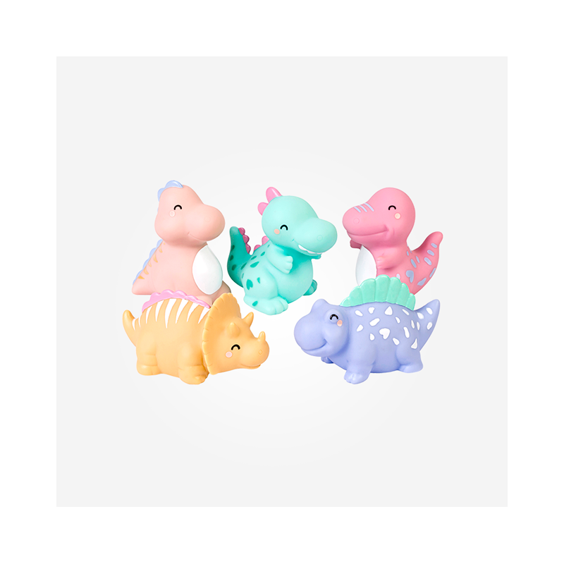 BRINQUEDOS DE BANHO "HAPPY DINOS" (5 unid)