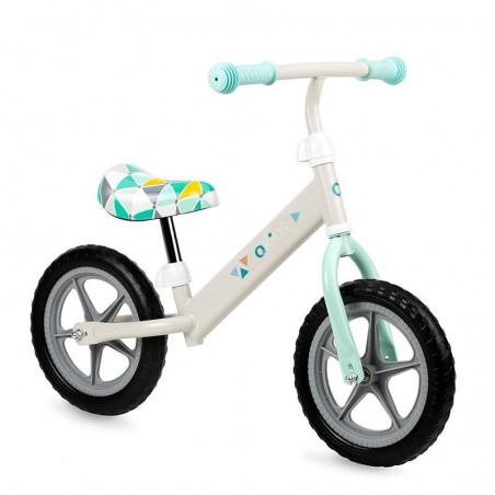 BICICLETA APRENDIZAGEM QKIDS FLEET GRAY TRIANGLES 24m+
