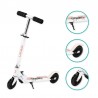 TROTINETE ALUMINIO QKIDS FLO BRANCO/ROSA 36m+