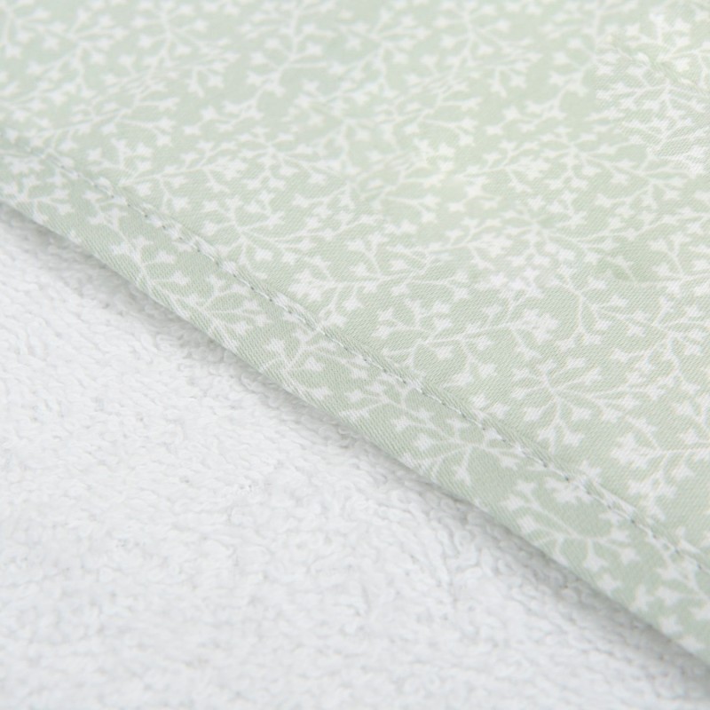 TOALHA BANHO PROVENZA B/VERDE 100X100