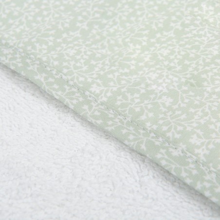 TOALHA BANHO PROVENZA B/VERDE 100X100