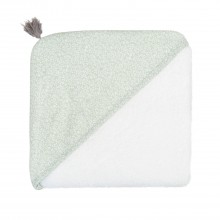 TOALHA BANHO PROVENZA B/VERDE 100X100