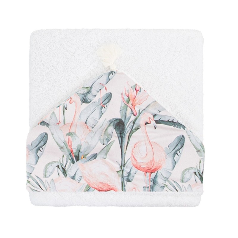 TOALHA BANHO FLAMINGO 100X100