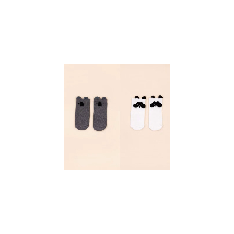 MEIAS ATTIPAS KOALA+PANDA 12-24m (2 PARES)