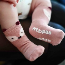 MEIAS ATTIPAS FOX+PANDA 24-36m (2 PARES)