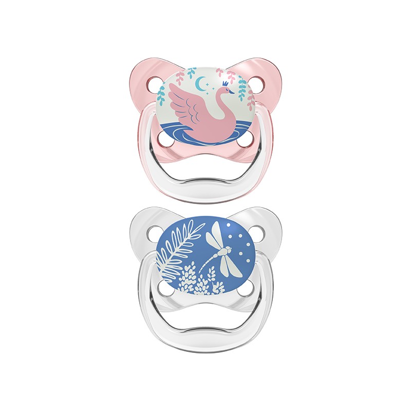 CHUPETAS PREVENT NOTURNAS 0-6m ROSA