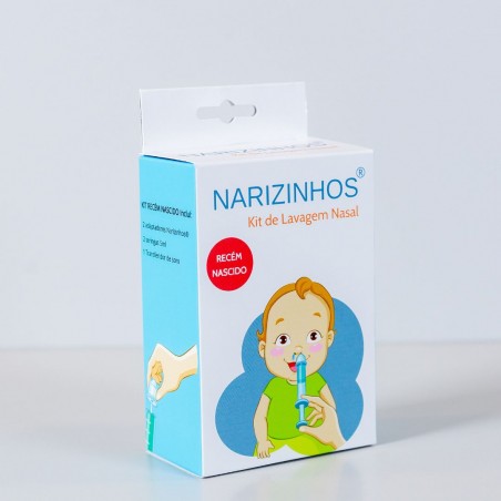 KIT LAVAGEM NAZAL NARIZINHOS (RECEM NASCIDO)