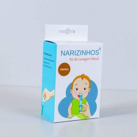 KIT LAVAGEM NAZAL NARIZINHOS (CRIANÇA)