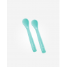 2 COLHERES SILICONE SARO NATURE MENTA +4m