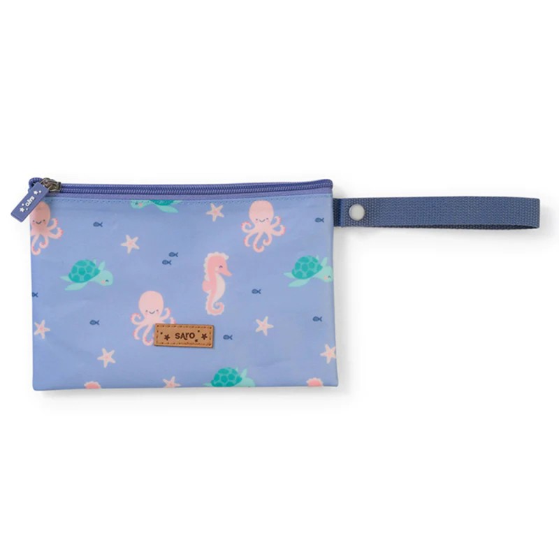 BOLSA DE LANCHE OCEAN LIFE AZUL SARO