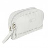 NECESSAIRE ECOPELE BRANCO ROMBOS