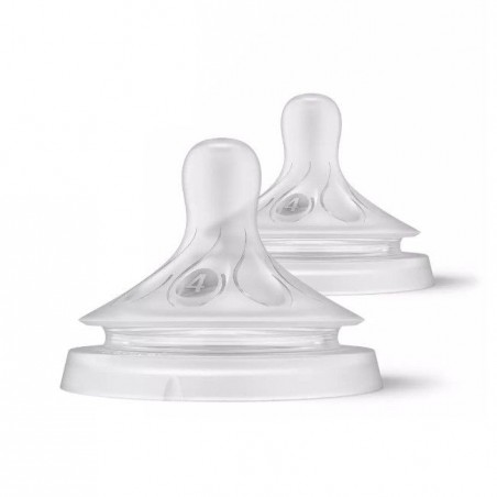 2 TETINAS FLUXO 4 NATURAL RESPONSE +3m PHILIPS AVENT