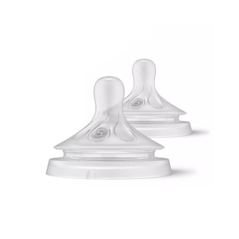 2 TETINAS FLUXO 5 NATURAL RESPONSE +6m PHILIPS AVENT