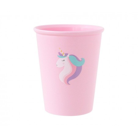 COPO ROSA 200ml UNICORNIO
