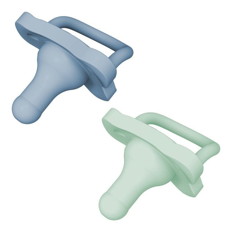 CHUPETA SILICONE AZUL/MENTA 0m+ DR BROWN`S  (2 unidades)