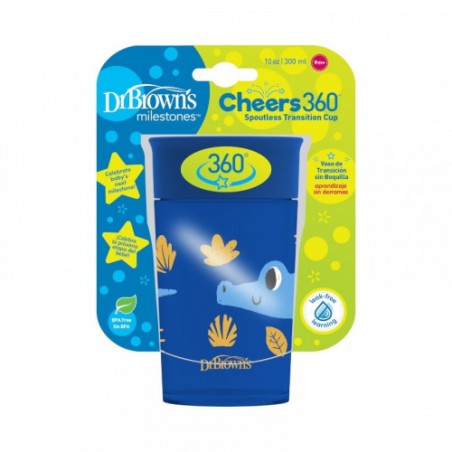COPO 360 AZUL 300ml SEM ASAS DR BROWN`S +9m