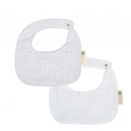 BABETES 20X25 PROVENÇA BRANCO/CINZA (2 unidades)